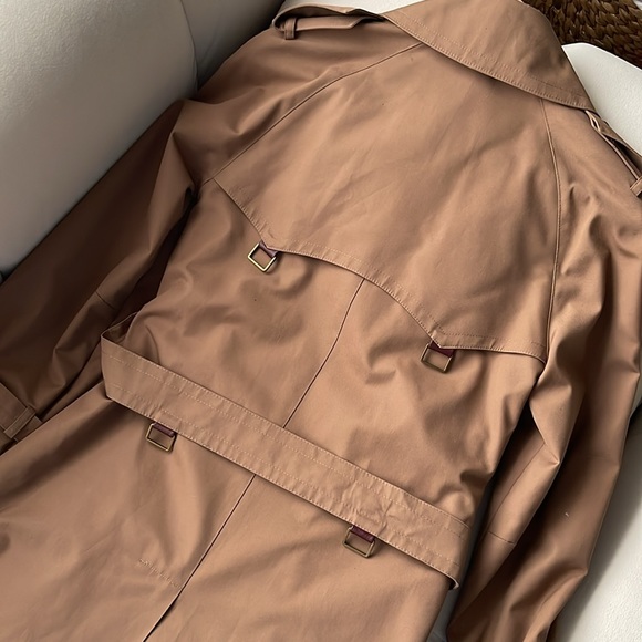 VINTAGE 1970s ETIENNE AIGNER TRENCH COAT SIZE 8 - Picture 9 of 13